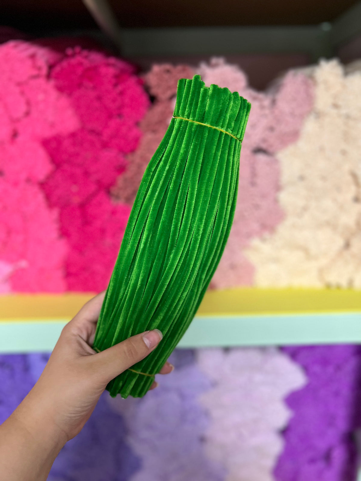 Fils chenille ✨7mm - Lot de 100 fils