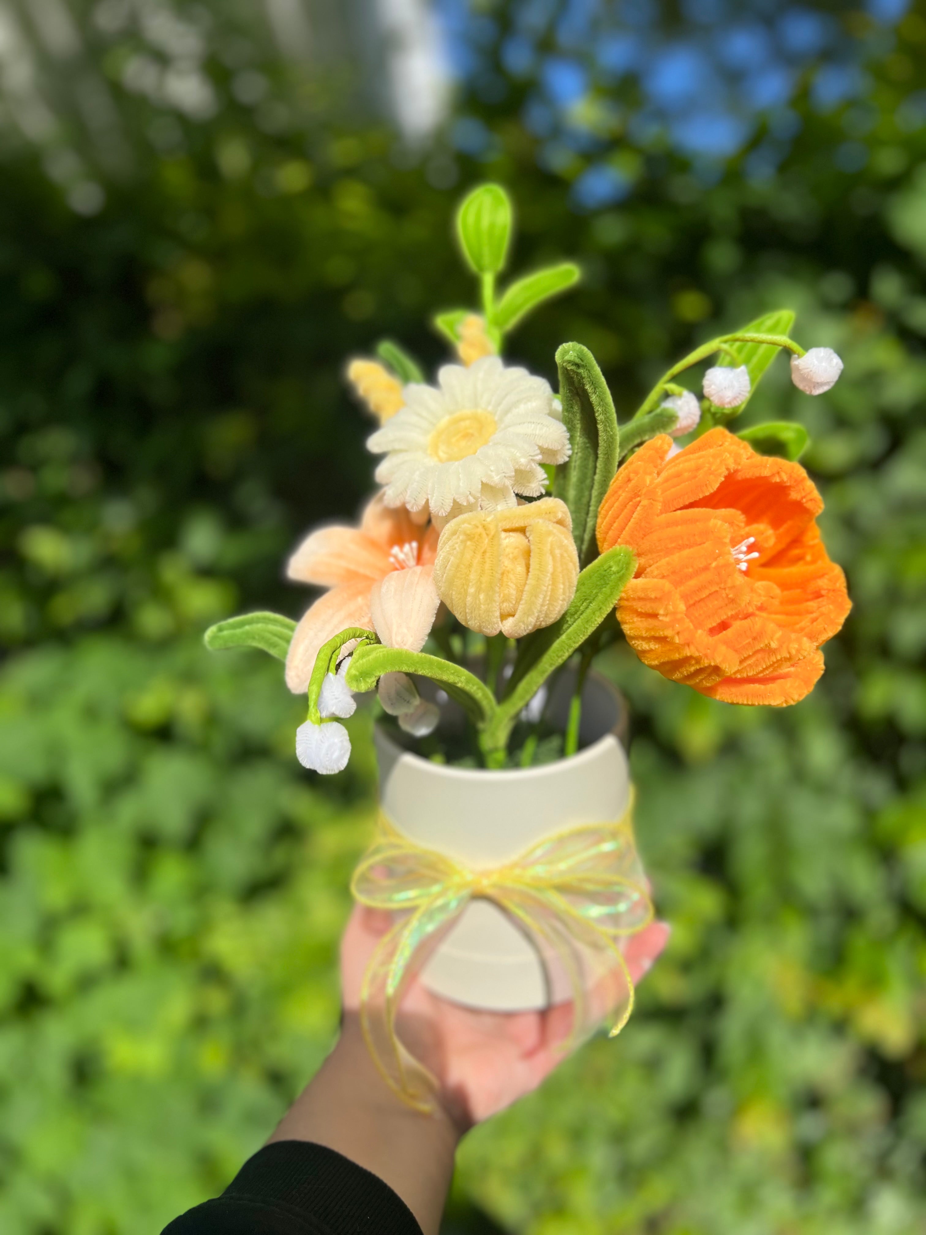 Composition en pot - Orange 🧡