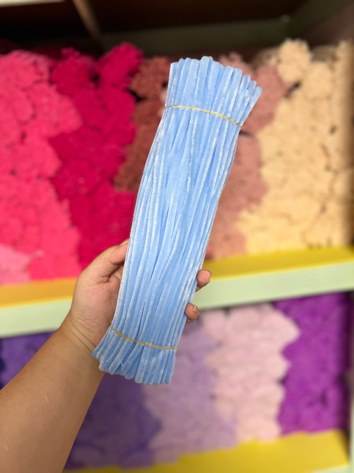 Fils chenille ✨7mm - Lot de 100 fils