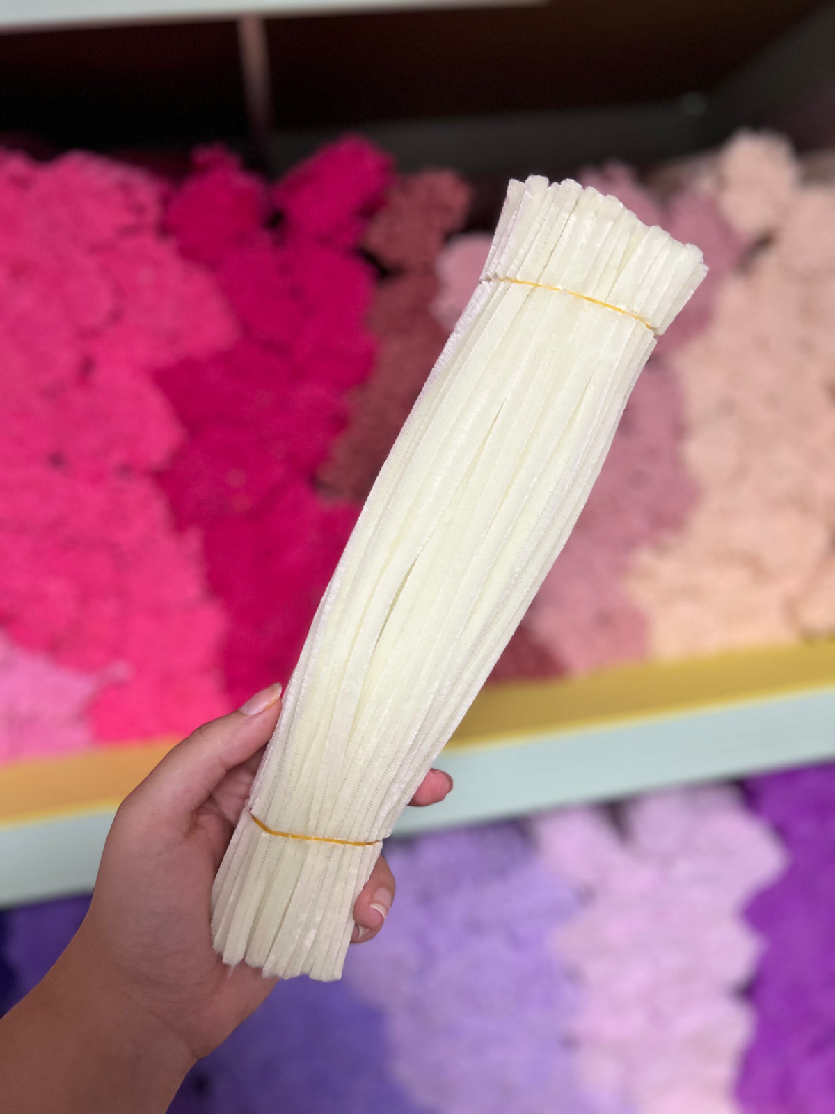 Fils chenille ✨7mm - Lot de 100 fils