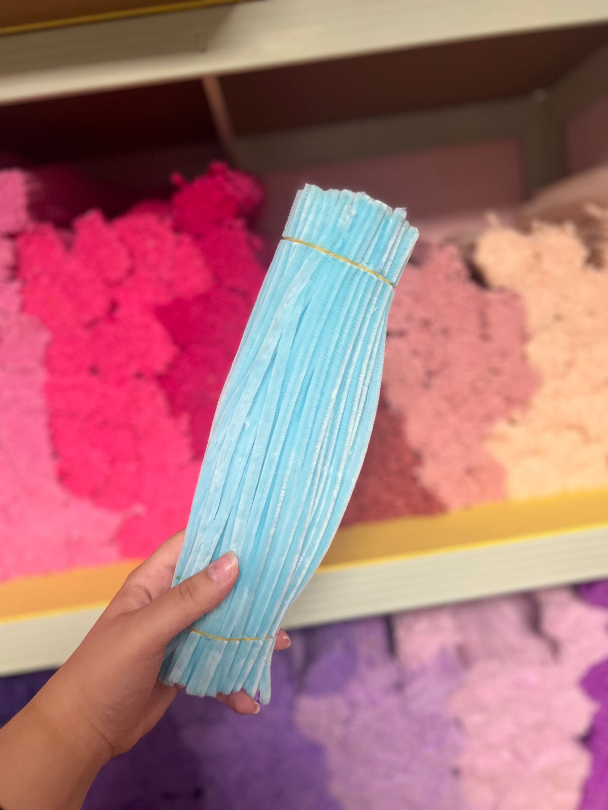 Fils chenille ✨7mm - Lot de 100 fils