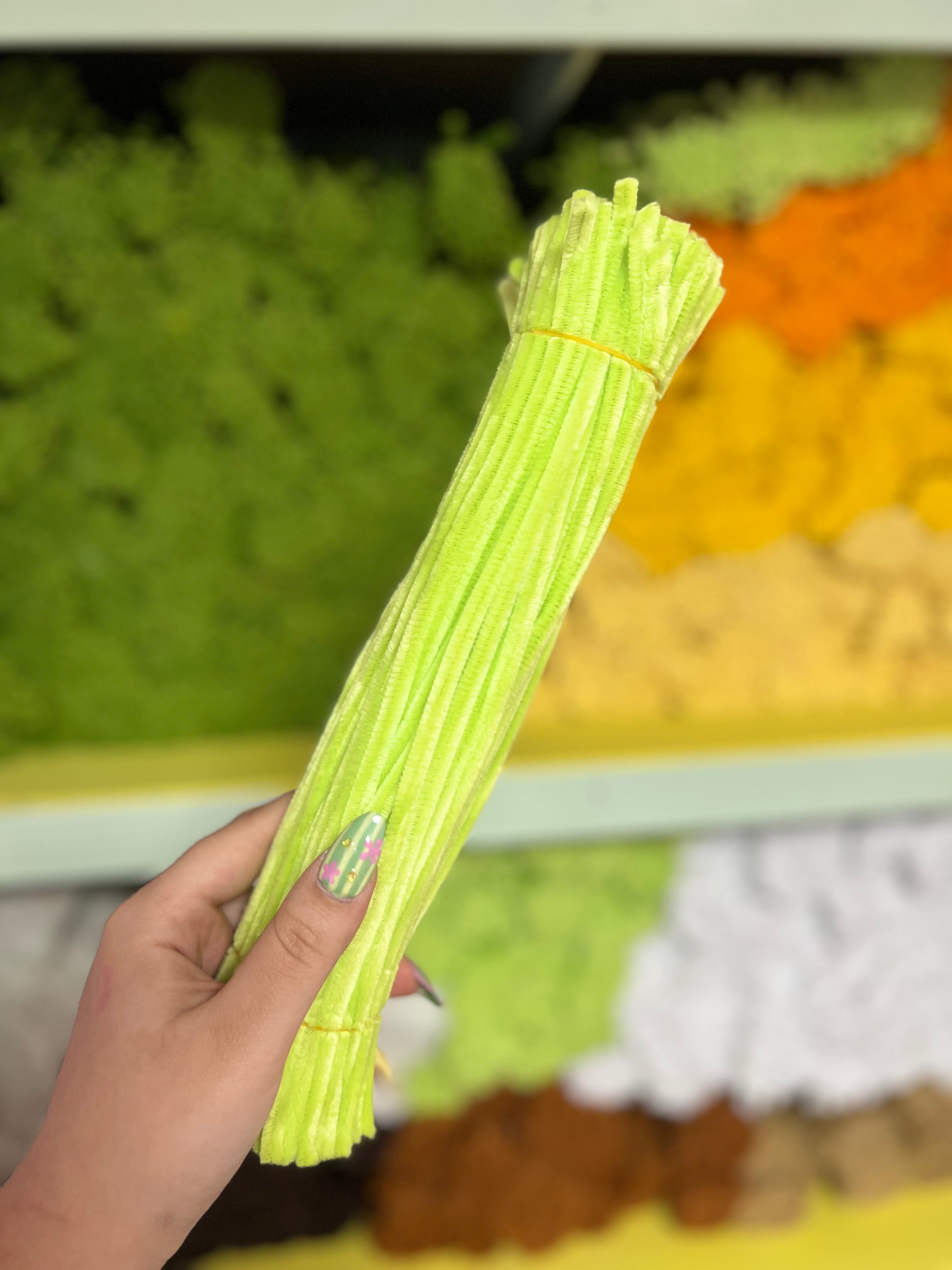 Fils chenille ✨7mm - Lot de 100 fils