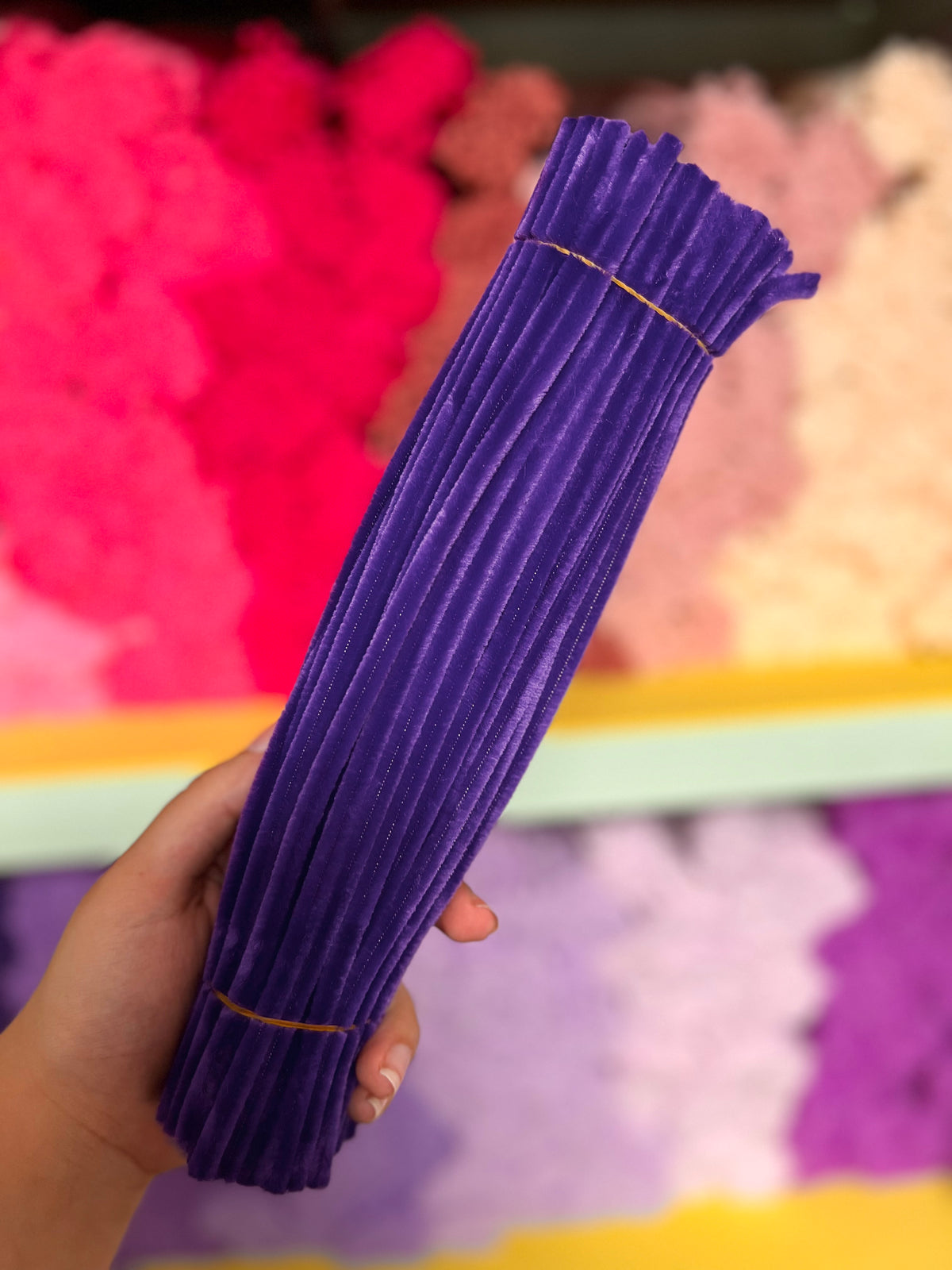 Fils chenille ✨7mm - Lot de 100 fils