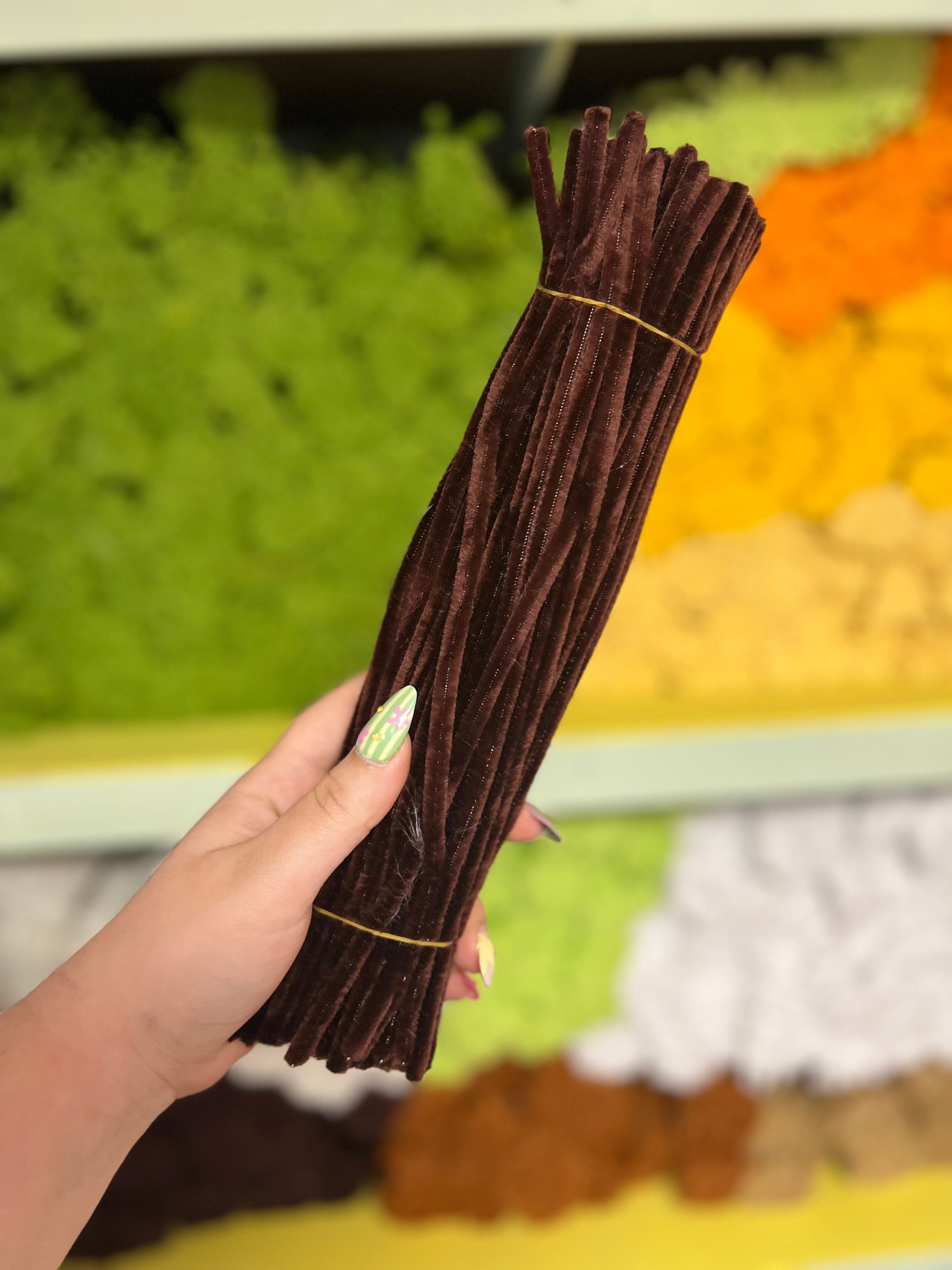 Fils chenille ✨7mm - Lot de 100 fils
