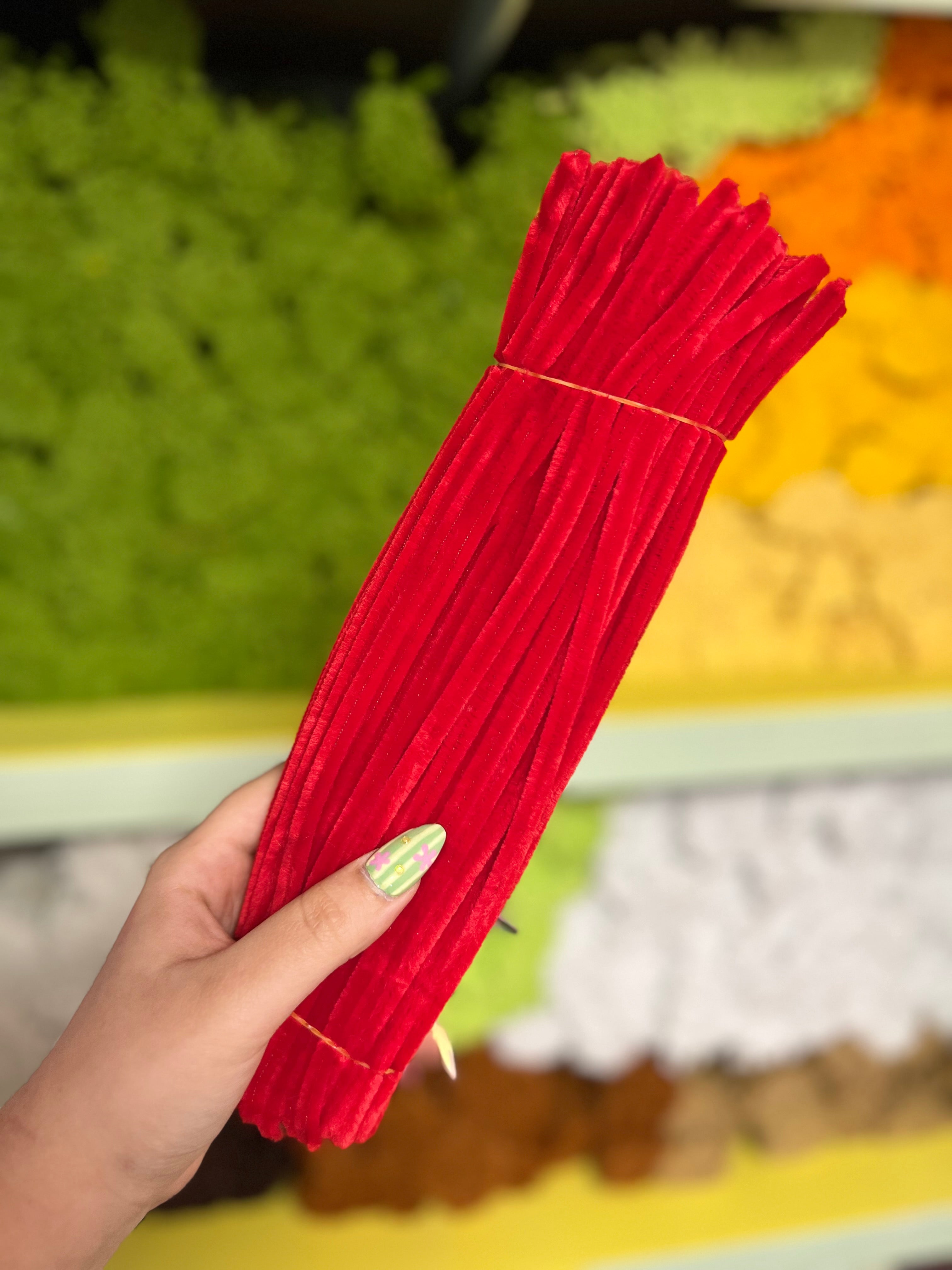 Fils chenille ✨7mm - Lot de 100 fils