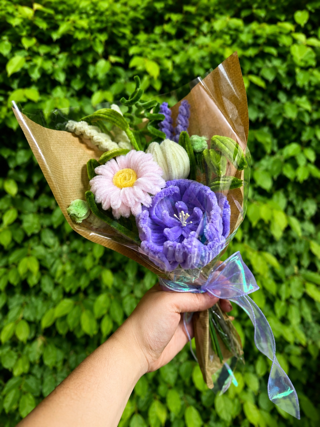 Bouquet pivoine - Violet 💜