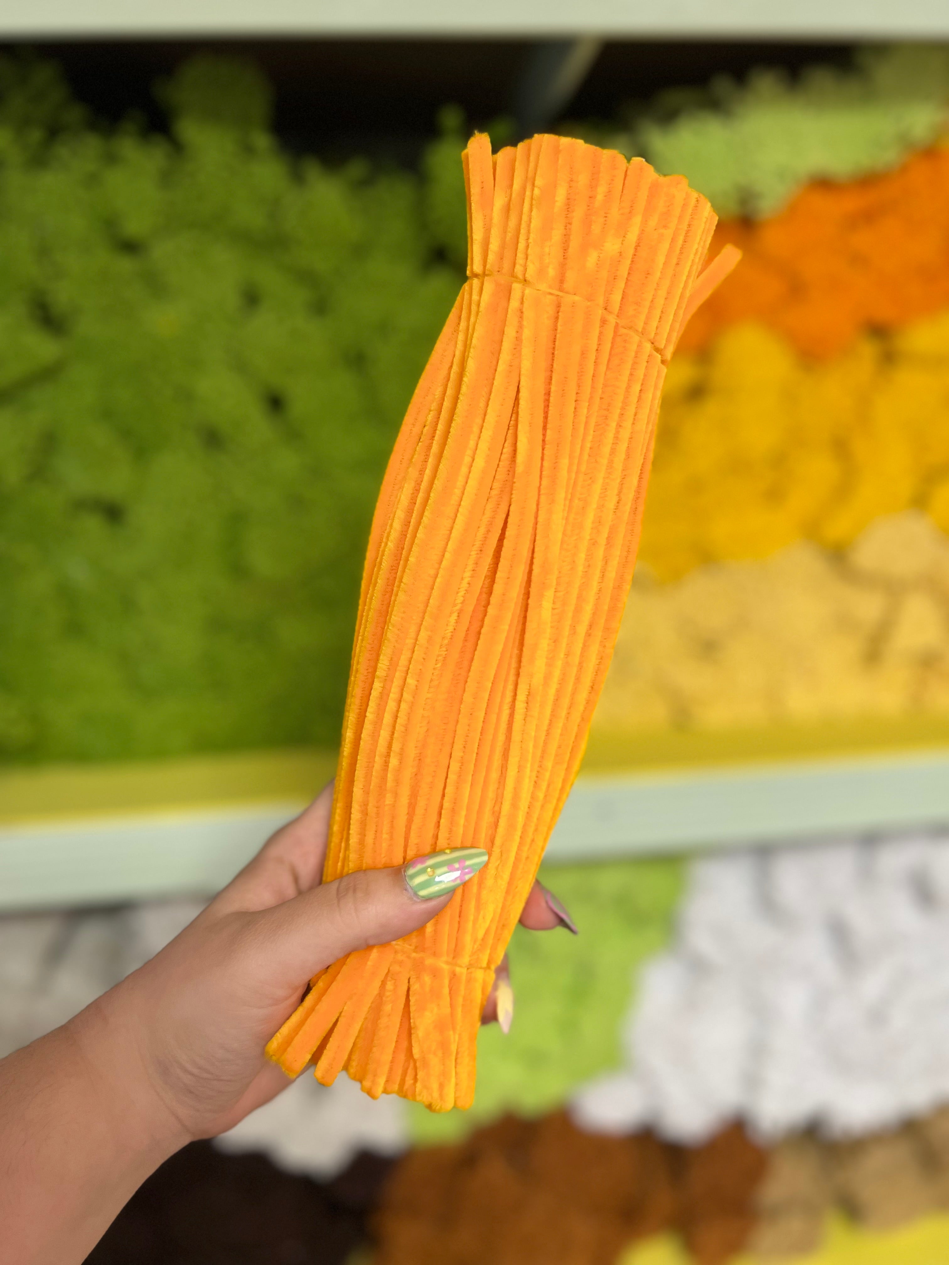 Fils chenille ✨7mm - Lot de 100 fils