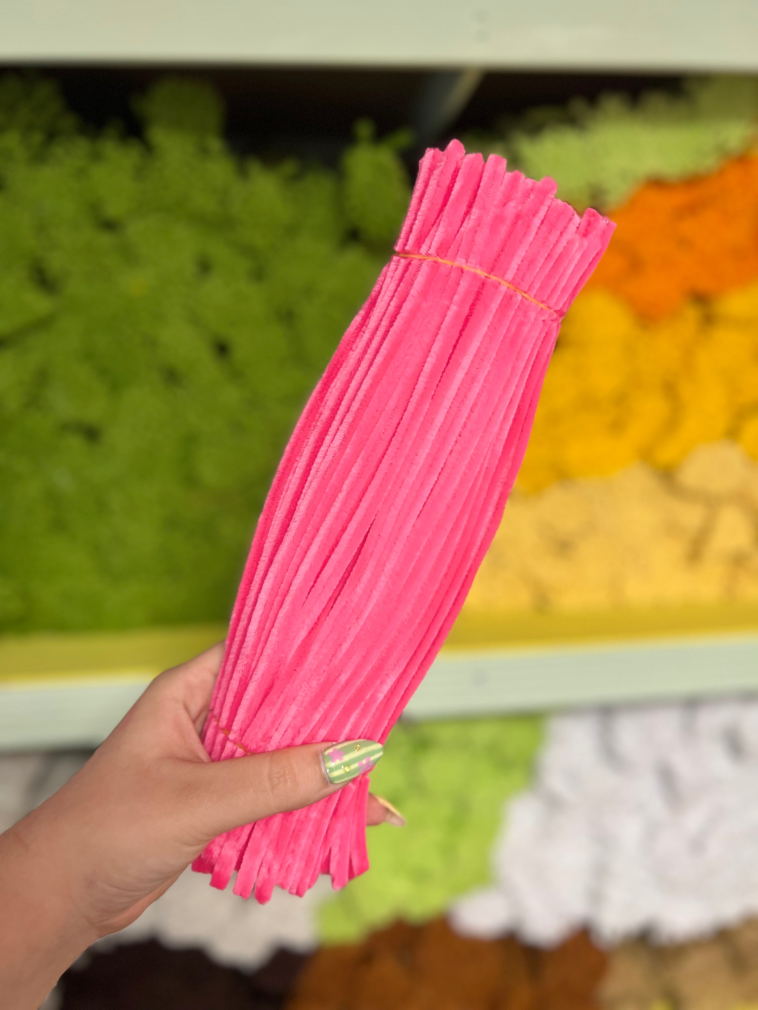 Fils chenille ✨7mm - Lot de 100 fils