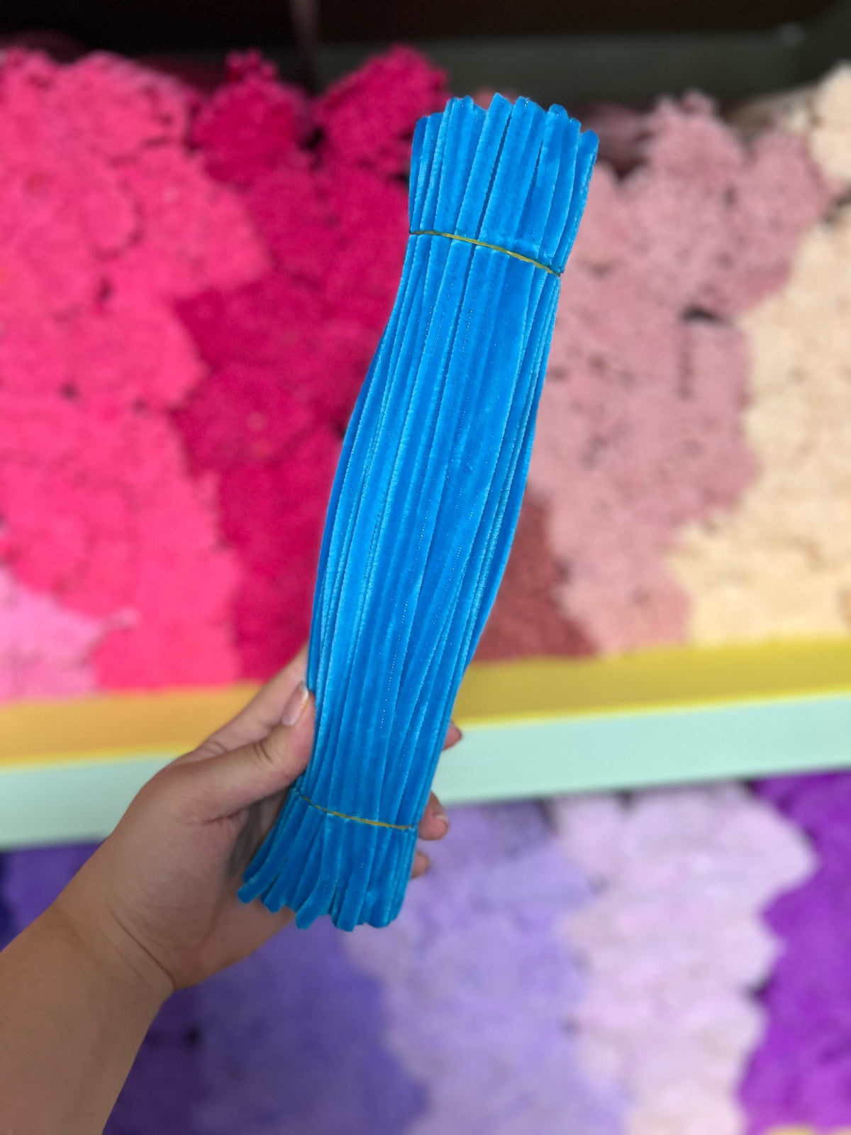 Fils chenille ✨7mm - Lot de 100 fils
