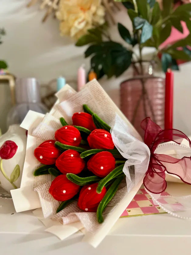 Bouquet de Tulipes rouges 💐