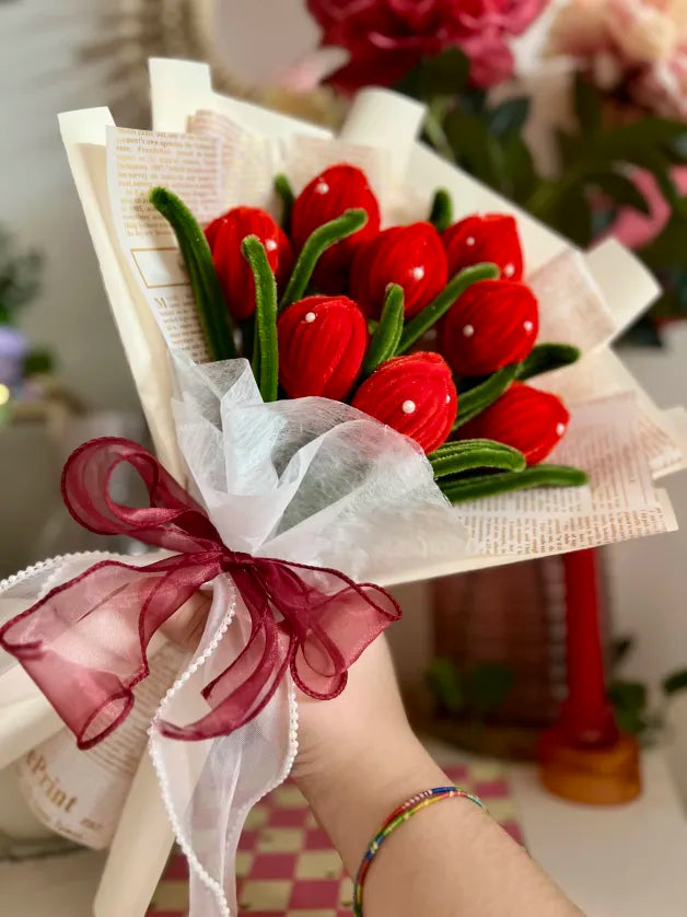 Bouquet de Tulipes rouges 💐